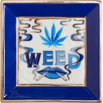 Druggist Weed Square Tray Home Decoration Decorative Platters Blue Jonathan Adler