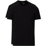 Dsquared2 2-Pack Cotton Stretch Crew Neck Tee Black