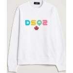 Dsquared2 Cool Fit Leaf Sweatshirt White