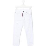Lasten Valkoiset Casual-tyyliset Spandex- Dsquared2 - Straight leg -farkut verkkokaupasta FARFETCH.com/fi 