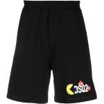 Dsquared2 x Pac-Man logo-print track shorts - Black
