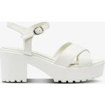 Naisten Valkoiset Ruudulliset Koon 38 Soljelliset Duffy Korkeakorkoiset sandaalit kesäkaudelle 7-9cm koroilla 