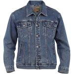 Duke KS1303 Denim Jeans-Jacke stonewashed in Übergrößen: Farbe: stone | Größe: 56-1XL