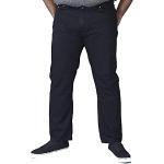 Duke London Kingsize Relaxed Comfort Fit Stretch Jeans with Elastic Waist (Balfour), Washed Black