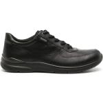 ECCO Irving logo-embossed leather sneakers - Black