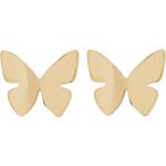 Edblad - Korvakorut Papillon Studs Gold - Kulta - ONE SIZE