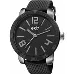 EDC EE101191004 bold Maverick midnight black mens watch 52 mm