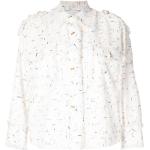 Edward Achour Paris tweed-style overshirt - White