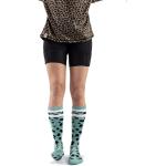 Eivy Cheerleader Wool Socks Lasketteluvaatteet Turq Cheetah TURQ CHEETAH