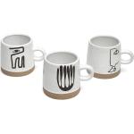 Eliana Mug Set Of 3 Home Tableware Cups & Mugs Tea Cups Harmaa Bloomingville