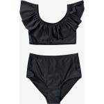 Mustat Polyesteriset Koon 128 Röyhelö Lasten bikinit alennuksella 