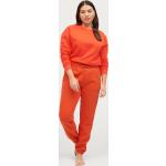 Naisten Oranssit Polyesteriset Koon S Joustavat Ellos Collegehousut 34 36 alennuksella 