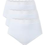 Naisten Valkoiset Puuvillaiset Koon M Ellos Maxi-alushousut 3 kpl 