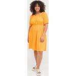 Naisten Oranssit Polyesteriset Ellos Kestävän muodin Plus-koon mekot kesäkaudelle 