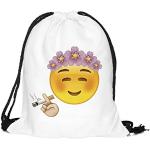 Emoji Chill Whatsapp Smileys Pouch Stringbag Jute Bag Gym Bags Sports Bag Hipster Sack Shoulder Bag Loomiloo Swag