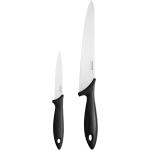 Essential Cook's Set 2Pcs Home Kitchen Knives & Accessories Knife Sets Black Fiskars