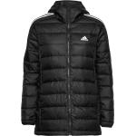 Essentials Light Down Hooded Parka Black Adidas Sportswear