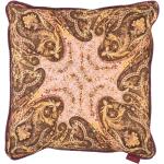 ETRO HOME graphic-print cotton cushion - Brown