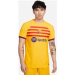 F.C. Barcelona 2023/24 Match Fourth Men's Nike Dri-FIT ADV Football Shirt - Yellow - 50% Recycled Polyester