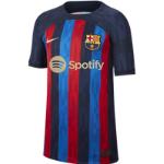 F.C. Barcelona 2022/23 Stadium Home Older Kids' Nike Dri-FIT Football Shirt - Blue