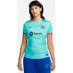 Naisten Siniset Polyesteriset Nike Football FC Barcelona Kestävän muodin Jalkapallopaidat 