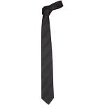 Fabio Farini Men's Striped Tie 8 cm Wide, Classic Tie, Robust Easy Care Microfibre for All Occasions such as Wedding, Funeral, Confirmation or Business, Black striped
