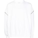 Facetasm zip-sleeve sweatshirt - White