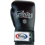 Fairtex Leder Boxhandschuh Wide Fit (BGV4), schwarz, 14 Unzen