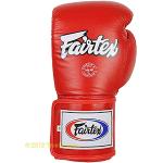 Fairtex leather Boxing Glove Wide Fit (BGV4), red, 12 oz.