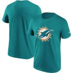 Fanatics T-paita - Miami Dolphins Logo - S- XXL - varten Miehet - Syaani