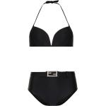 Fendi Pre-Owned 2000s FF logo plaque bikini set - Black