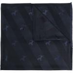 Ferrari Prancing horse-embroidered scarf - Blue