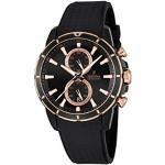 Festina Men's Quartz Watch with Black Dial Chronograph Display and Black Rubber Strap F16852/1