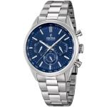 Festina Men's Quartz Watch with Blue Dial Chronograph Display and Silver Stainless Steel Bracelet F16820/2