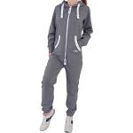 Finchgirl Women's Jumpsuit Jogger Jogging Suit Tracksuit - dark grey, size: l