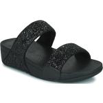 Naisten Mustat Koon 36 Slip on -malliset FitFlop Glitter Pistokkaat 3-5cm koroilla alennuksella 