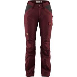 Fjällräven - Women's Kaipak Trousers Curved - Trekkinghousut Koko 38 - Fixed Length - punainen