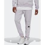 Miesten Hopeanväriset Regular-malliset Koon XL adidas Tapered- Kestävän muodin Fleececollegehousut alennuksella 