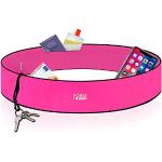 Formbelt Running Belt for Mobile Phone, Smartphone up to 6.8 Inches, Keys, iPhone 11 Pro Max 8, X, XS, XR, 6S, 7 Plus, Samsung Galaxy S9, S10e, Note 10, A70, Huawei P30, Xiaomi - Sports Hip Bag, Bum Bag, pink, xl