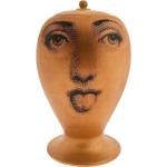 Fornasetti face print vase - Yellow