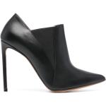 Francesco Russo 110mm pointed-toe leather boots - Black