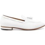 Francesco Russo tassel-detail leather loafers - White