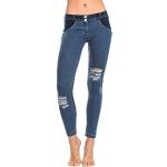 Freddy WR.UP ladies' Pushup Denim Jeans, Low-waist, Skinny Jeans with Denim Effect, light blue, m