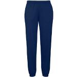 Fruit of the Loom Jogging Bottoms with Elasticated Leg - navy, size: l