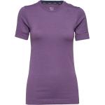 Fuseknit Comfort Rn Ss W Sport T-shirts & Tops Short-sleeved Purple Craft