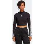 Naisten Mustat Puuvillaiset Koon L adidas Slim fit -t-paidat alennuksella 