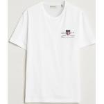 Miesten Valkoiset Koon M Lyhythihaiset Gant Shield O -kaula-aukkoiset Logo-t-paidat alennuksella 