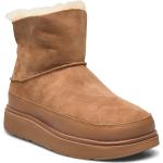 Gen-Ff Mini Double-Faced Shearling Boots Brown FitFlop