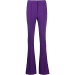 Genny high-waisted flared trousers - Purple