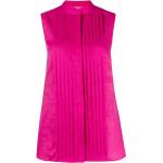 Genny pleat-detail sleeveless shirt - Pink